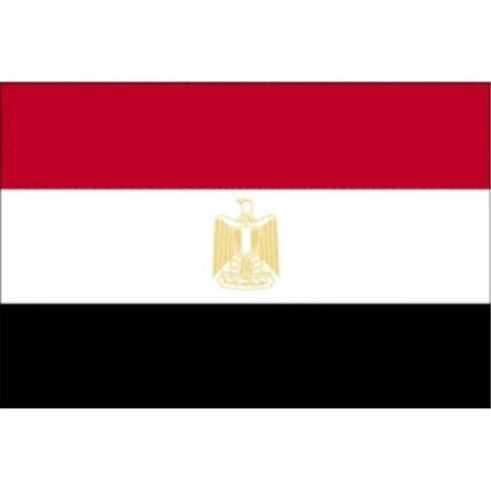 SS COLLECTIBLES 5 ft. X 8 ft. Nyl-Glo Egypt Flag SS173593